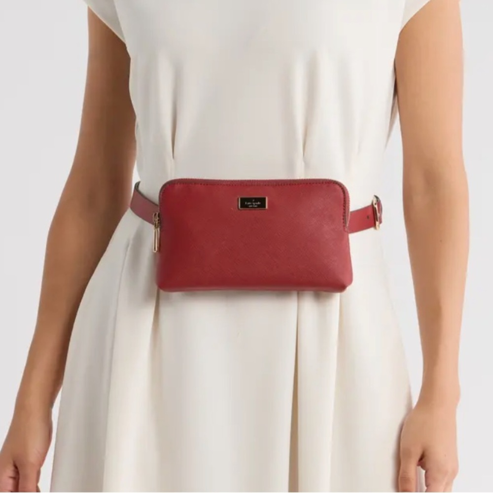 kate spade Red Leather Belt Bag